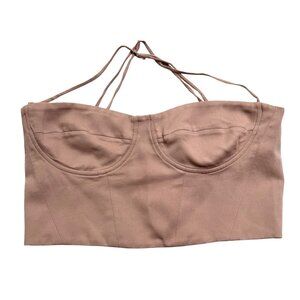 Michelle Mason Bustier Top in Pink